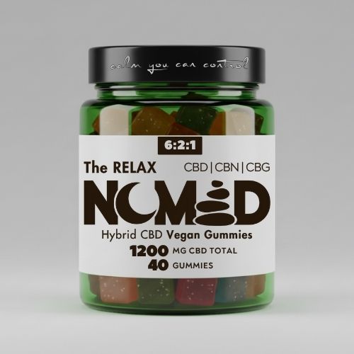 The RELAX - CBD/CBG/CBN Hybrid Enhanced Vegan Gummies